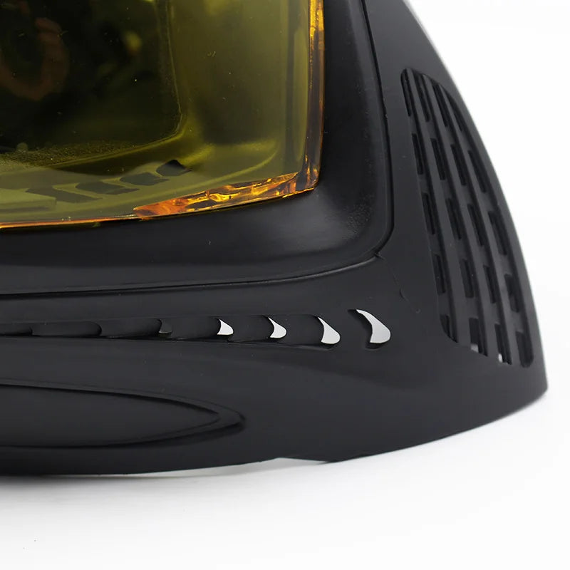 F1 Full Face Tactical Mask With Single Layer Paintball Safety Anti-fog Goggle Tactical Mask Tactical Airsoft Equipment F0022