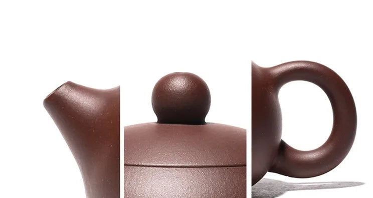 100ml Yixing Boutique Purple Clay Teapots Ball Shaped Infuser Xishi Tea Pot Beauty Kettle Customized Zisha Tea Set Authentic