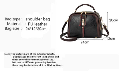 Yogodlns Crossbody Bags For Women PU Leather New High Quality Ladies Fashion Solid Color Bag Female Designer Shoulder Bag