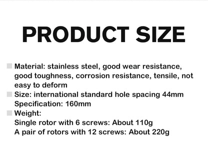 TANKE Bike Disc Brake 140 160 180 203 Rotors With Bolts Hydraulic Brake Road Mountain Bicycle MTB Oil Slick Rotor Bicycle Parts