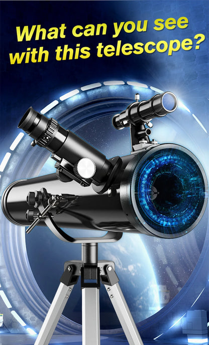 Professional Astronomical Telescope, 875X Reflective Monocular, Astronomic HD, Space Stargazing, Bird Watching, Gift for Kids