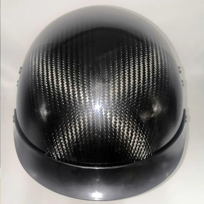 Genuine Carbon Fiber Motorcycle Helmet Headbone Cruiser Lightweight Vintage Retro Moto Motocross Harley Motorbike Half Helmets