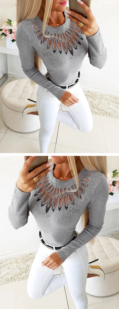 Fashion Bodycon Black White Women Pullover 2021 Autumn Winter Color Matching Knitting Female Turleneck Long Sleeve Sexy Sweater