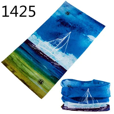 1401-1450 Magic Scarf Outdoor Sports Bicycle Headband Bike Cycling Bandana Neck Tube Warmer Bandanas Scraf Men Hiking Headband