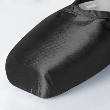Black Satin Ballet Pointe Shoes Ladies Professional Ballet Shoes Girls Women Ballerina Shoes With Ribbons