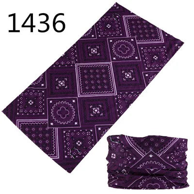 1401-1450 Magic Scarf Outdoor Sports Bicycle Headband Bike Cycling Bandana Neck Tube Warmer Bandanas Scraf Men Hiking Headband