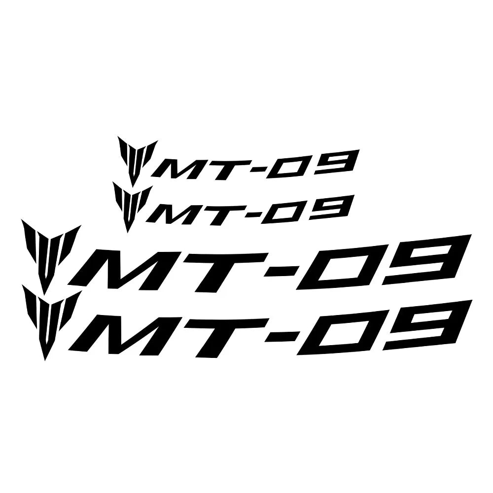 For MT-09 MT09 MT 09 Motorcycle Reflective Wheel Sticker Racing Rim Stripe Tape Decal Waterproof  Accessories