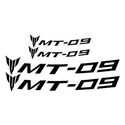For MT-09 MT09 MT 09 Motorcycle Reflective Wheel Sticker Racing Rim Stripe Tape Decal Waterproof  Accessories