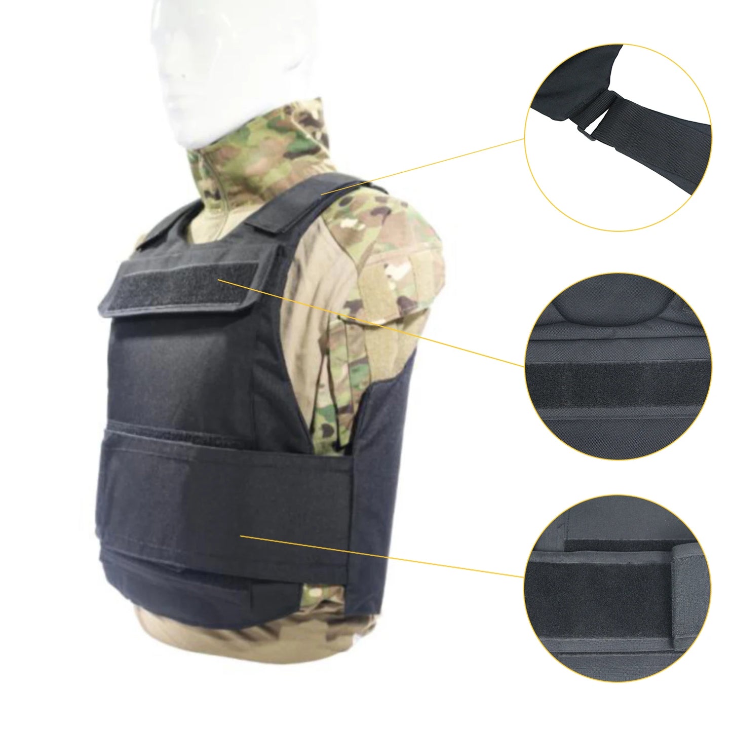 LQARMY Black Tactical Army Vest Down Body Armor Plate Tactical Airsoft Carrier Vest CP Camo Hunting Combat Cs Clothes