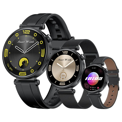 Newest 1.32" HK41 Smart Watch for Lady BT Call Heart Rate Sleep Monitor Women's Health Female Amoled Smartwatch Wearable Devices