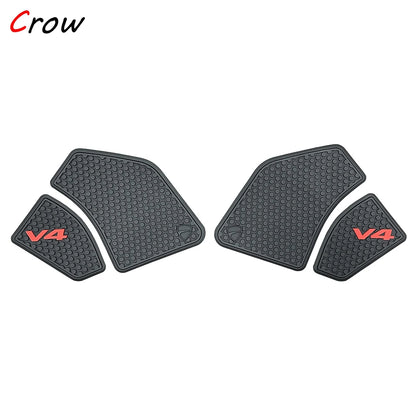 Motorcycle Sticker 3D Gel Fuel Tank Side Pad Fishbone Applique Moto Protection Board Kit FOR Ducati Streetfighter Panigale V4 S