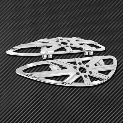 Motorcycle Floorboard Front Rear Footrest Driver Footpeg Passenger Pedal For Harley Touring Electra Street Glide Dyna Softail FL