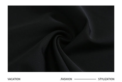 2025 New Japanese and Korean Sunscreen Long-sleeved Trousers Split Two-piece Surfer Suit plus size Dress Swimwear Women