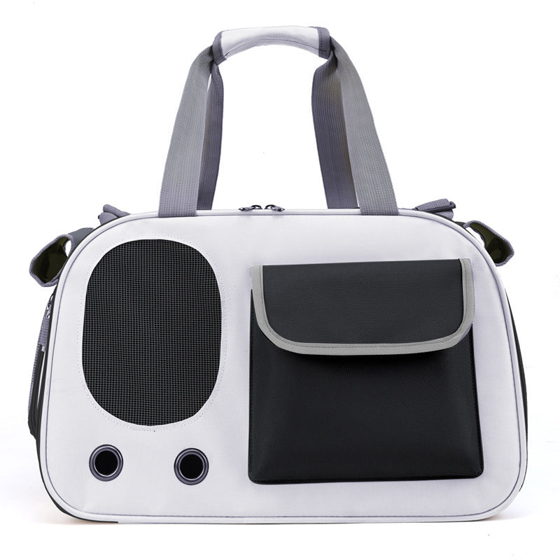 Portable Cat Bag for Outings, Portable Cross-Body Large-Capacity Bag for Cats, Ventilated, Breathable, Anti-Stress Dog Extra Large Pet Bag
