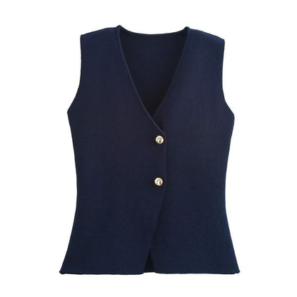 Foreign trade cross-border supply wholesale knitted vest fashion leisure cross-border supply cross-border supply wholesale new