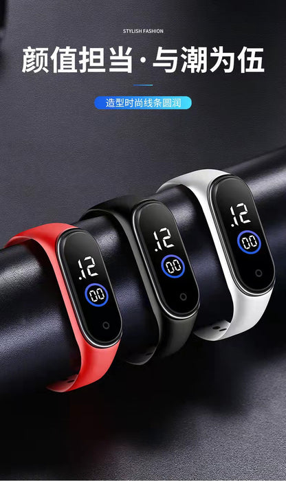 New Led Digital Watch Bracelet M4 Waterproof Fashion Digital Sports Model Kidsren's Student Led Digital Watch Manufacturer