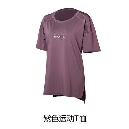 Sports suit Women's Yoga Fitness Clothes Running Gym Summer Breathable plus size chubby girl Belly Covering Slim Loose