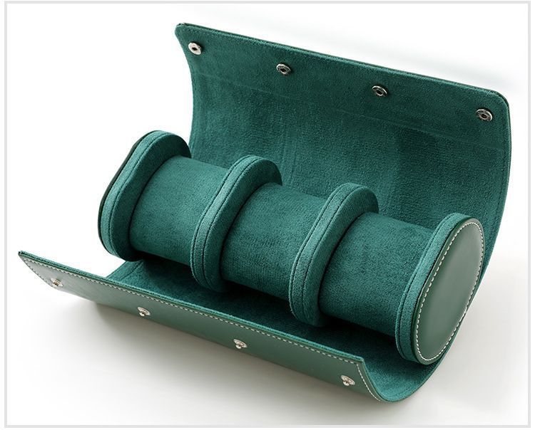 2025 Cross-Border Portable 1-Digit 2-Digit 3-Digit Watch Box Pu Leather Watch Storage Box Packaging Box Wholesale