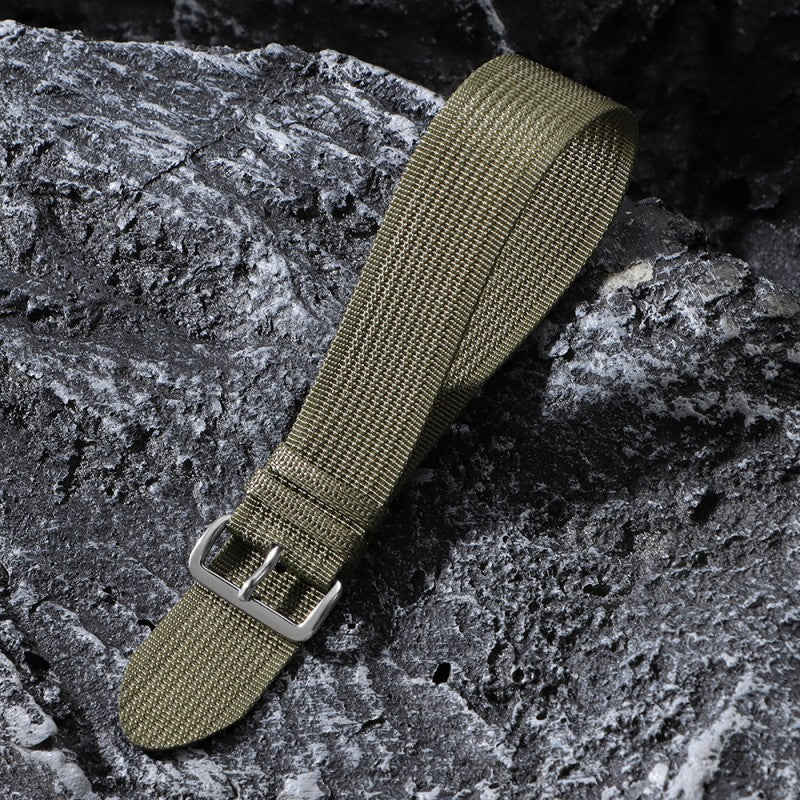 New thin NATO nylon strap fits Huawei Seiko No.5 water ghost a canvas watch strap 20/22mm