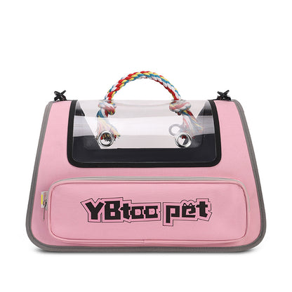 Portable Cat Bag for Outings, Portable Cross-Body Large-Capacity Bag for Cats, Ventilated, Breathable, Anti-Stress Dog Extra Large Pet Bag
