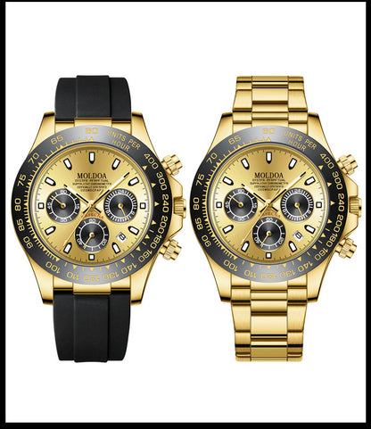 Foreign Trade Hot-Selling Daytona Men's Watch, Fully Automatic Watch, Luminous, Waterproof, Multi-Function Chronograph Watch, Men's Quartz Watch