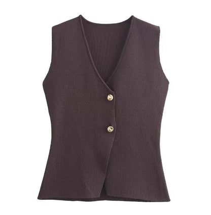 Foreign trade cross-border supply wholesale knitted vest fashion leisure cross-border supply cross-border supply wholesale new