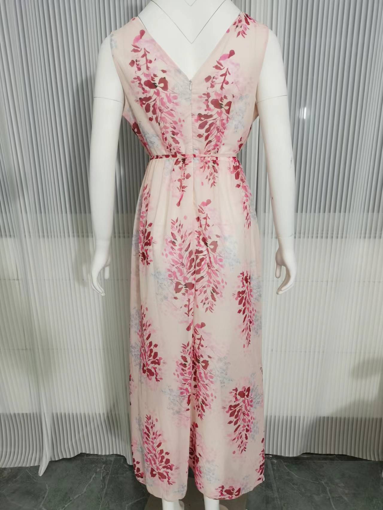 Dress Summer 2023 New Independent Station Wish Amazon Chiffon Print Strap Skirt Foreign Trade Women's Skirt