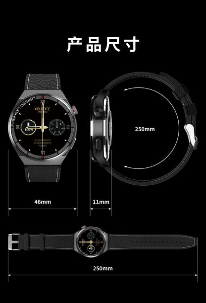 Huaqiangbei Gt3/8/C4P Porsche-Style Smart Sports Watch with Heart Rate and Blood Pressure Monitoring, Nfc, Bluetooth Calling