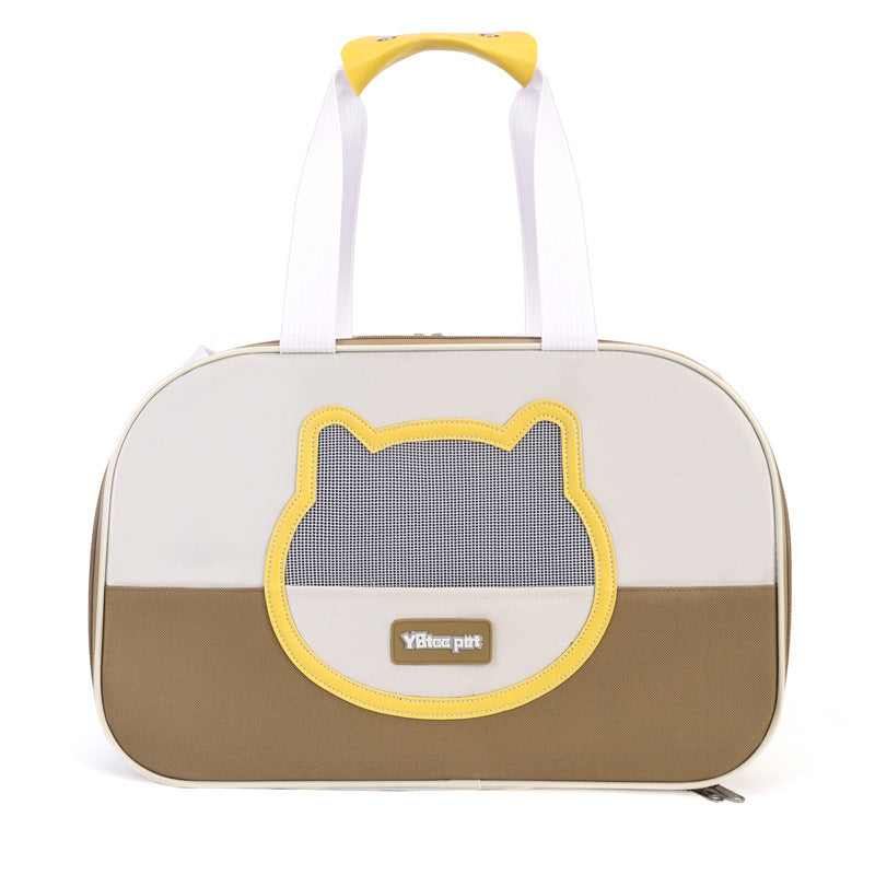 Portable Cat Bag for Outings, Portable Cross-Body Large-Capacity Bag for Cats, Ventilated, Breathable, Anti-Stress Dog Extra Large Pet Bag