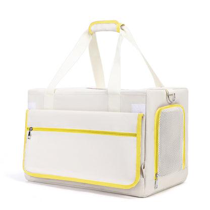 Portable Cat Bag for Outings, Portable Cross-Body Large-Capacity Bag for Cats, Ventilated, Breathable, Anti-Stress Dog Extra Large Pet Bag