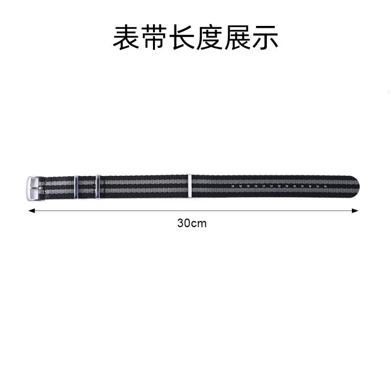 in stock NATO One Nylon Watch Strap for Omega Seahorse Speedmaster Canvas Watch Strap 20mm