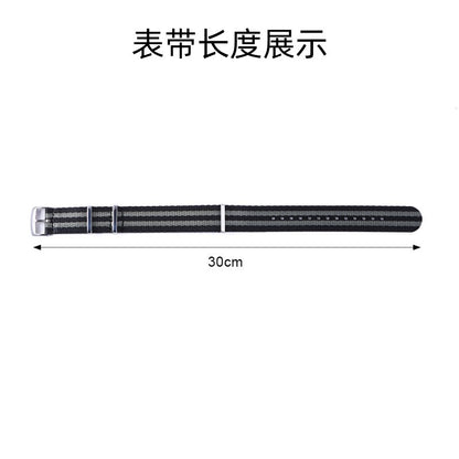 in stock NATO One Nylon Watch Strap for Omega Seahorse Speedmaster Canvas Watch Strap 20mm