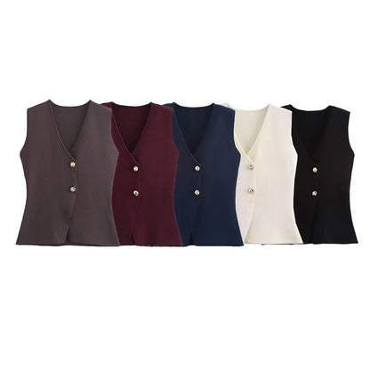 Foreign trade cross-border supply wholesale knitted vest fashion leisure cross-border supply cross-border supply wholesale new