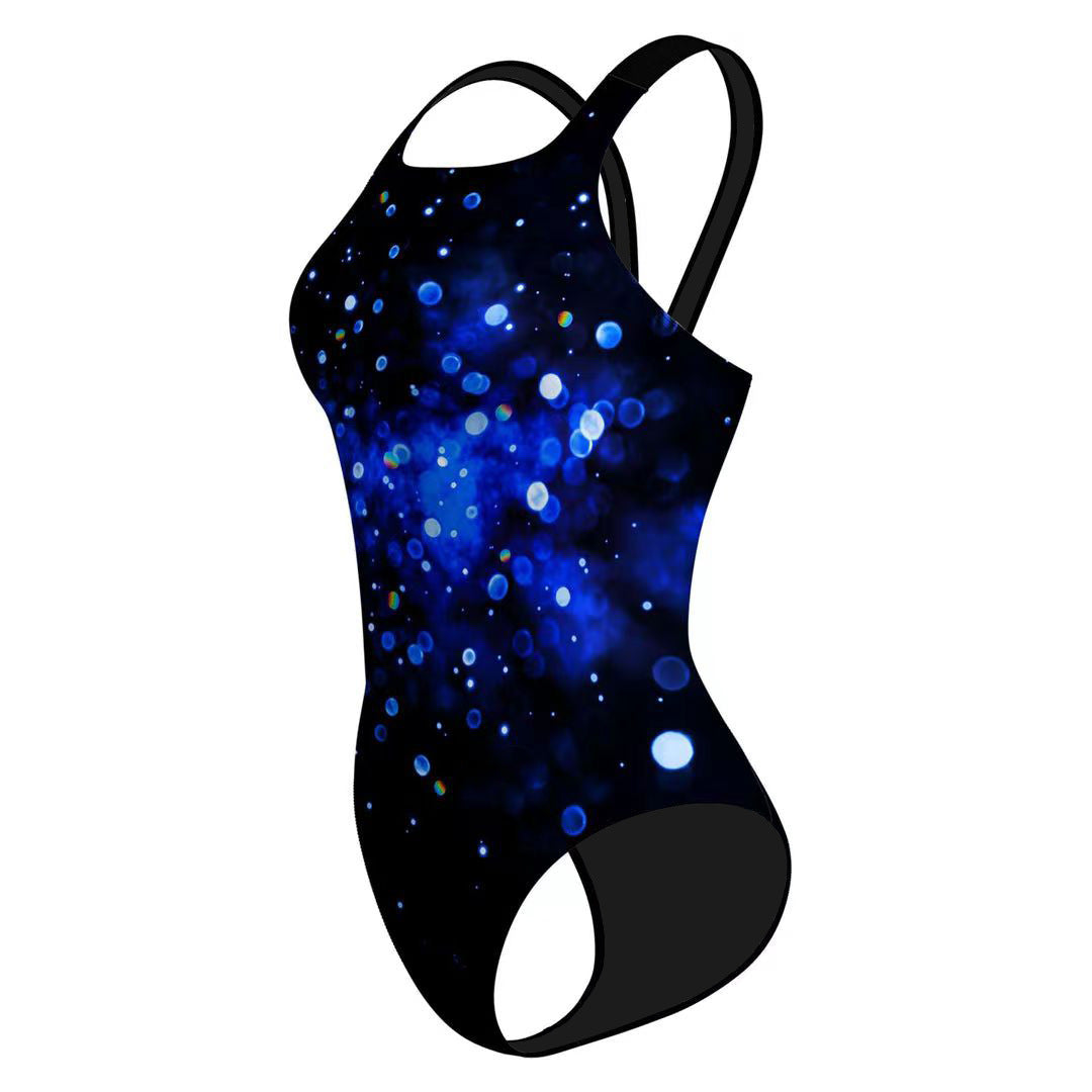 2025 new European and American one-piece bikini cross-border digital printed swimsuit AliExpress tight racing swimsuit for women