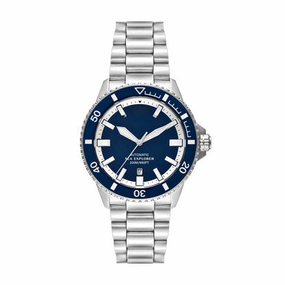 2025 New Original Imported Automatic Mechanical NI Watch Ocean Explorer Stainless Steel Deep Sea Blue Men's Watch