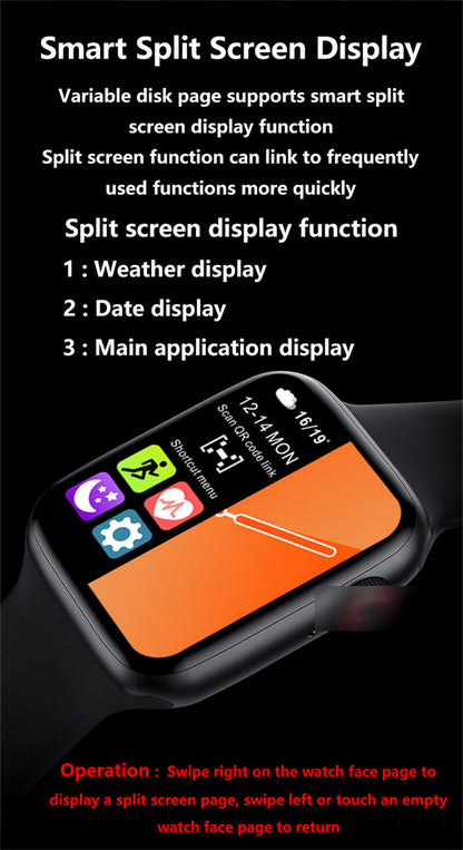 Cross-Border T500+Plus Smart Watch Bluetooth Call Sports Information Reminder Heart Rate Fitpro Factory Direct Sale