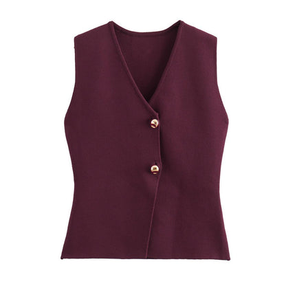 Foreign trade cross-border supply wholesale knitted vest fashion leisure cross-border supply cross-border supply wholesale new