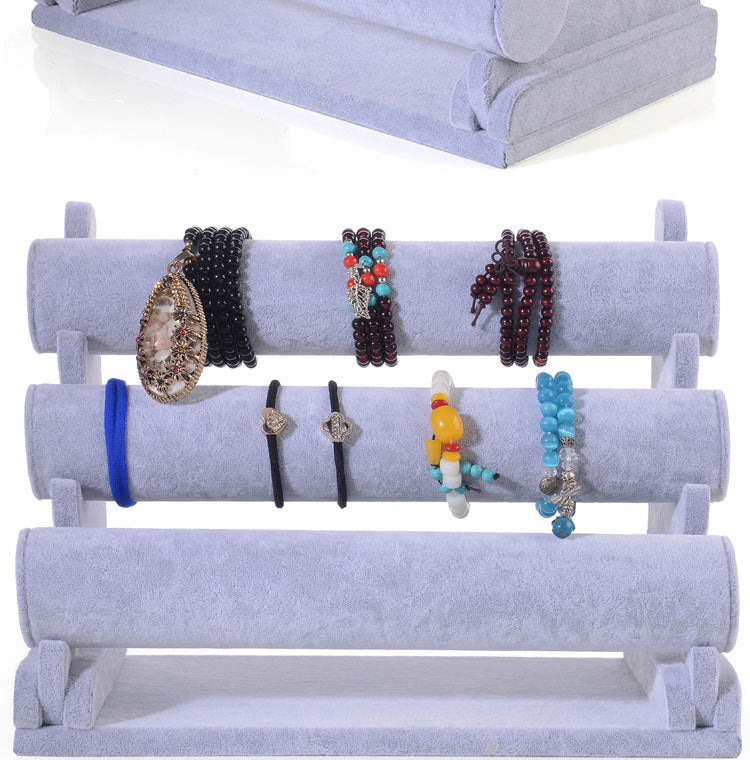 Three-layer Bracelet Rack Jewelry Rack Storage Hair Band Bracelet Bracelet Jewelry Rack Watch Shelf Jewelry Display Props