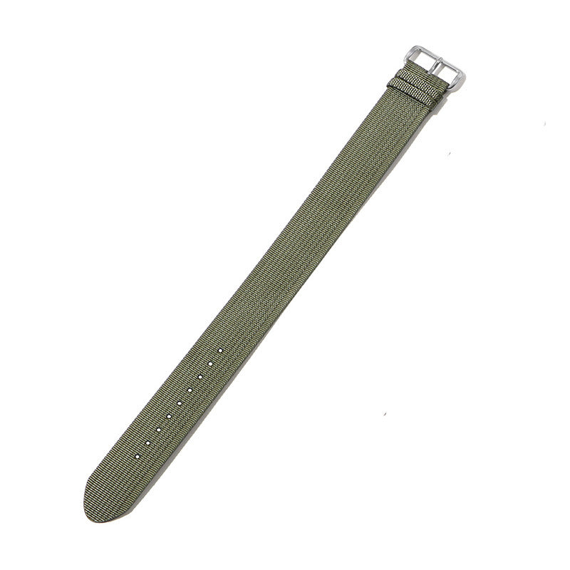NATO One Over Nylon Strap Huawei Samsung Universal Smart Canvas Watch Strap 20mm22mm in stock