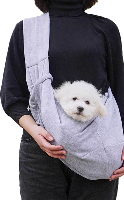 in stock new polyester pet diagonal bag with pocket capacity of 15kg inside out diagonal dog cat bag
