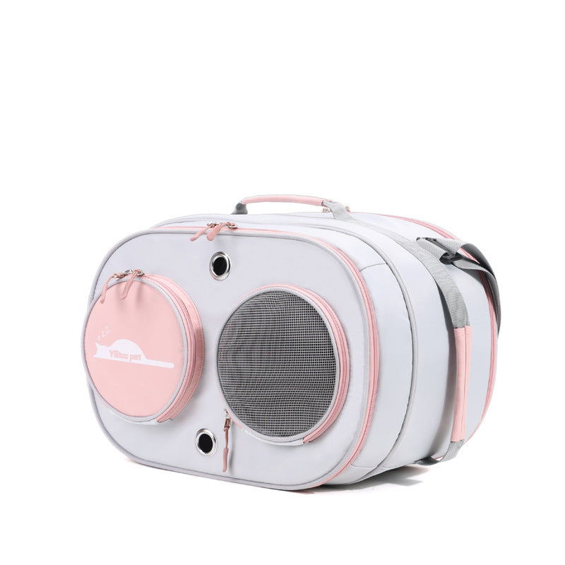 Portable Cat Bag for Outings, Portable Cross-Body Large-Capacity Bag for Cats, Ventilated, Breathable, Anti-Stress Dog Extra Large Pet Bag