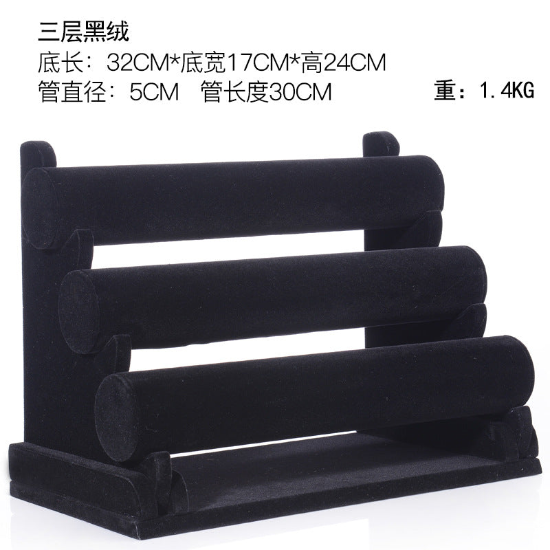 Three-layer Bracelet Rack Jewelry Rack Storage Hair Band Bracelet Bracelet Jewelry Rack Watch Shelf Jewelry Display Props