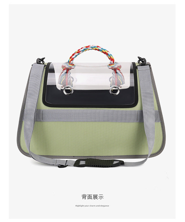 Portable Cat Bag for Outings, Portable Cross-Body Large-Capacity Bag for Cats, Ventilated, Breathable, Anti-Stress Dog Extra Large Pet Bag