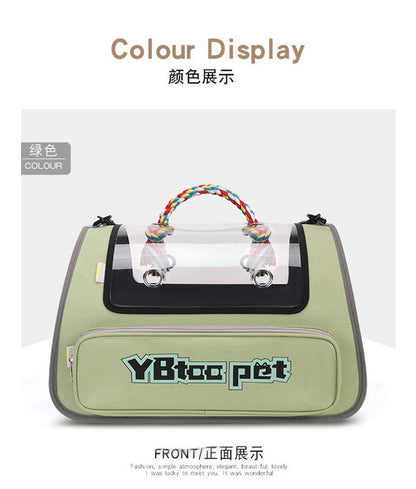 Portable Cat Bag for Outings, Portable Cross-Body Large-Capacity Bag for Cats, Ventilated, Breathable, Anti-Stress Dog Extra Large Pet Bag