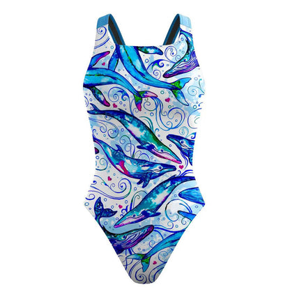 2025 new European and American one-piece bikini cross-border digital printed swimsuit AliExpress tight racing swimsuit for women