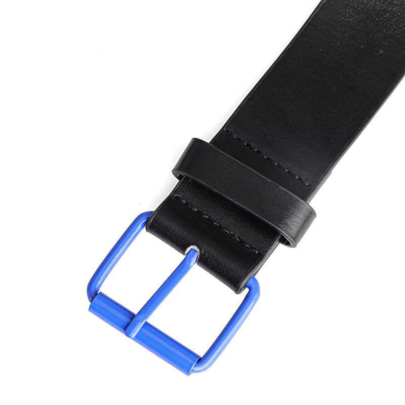 1Pc Fashionable Unisex Rivet Belt Punk HipHop Rock Y2K Style Dopamine Color Handsome Street Casual Daily Wear Belt,For Men Women