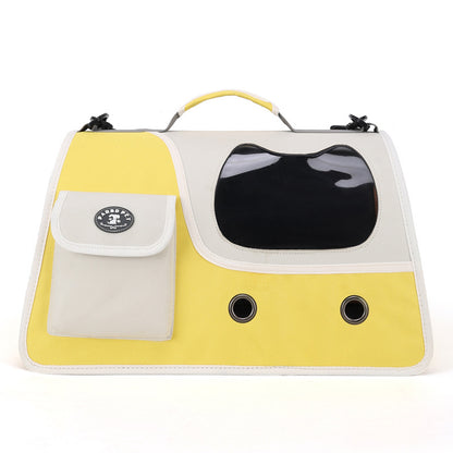 Portable Cat Bag for Outings, Portable Cross-Body Large-Capacity Bag for Cats, Ventilated, Breathable, Anti-Stress Dog Extra Large Pet Bag