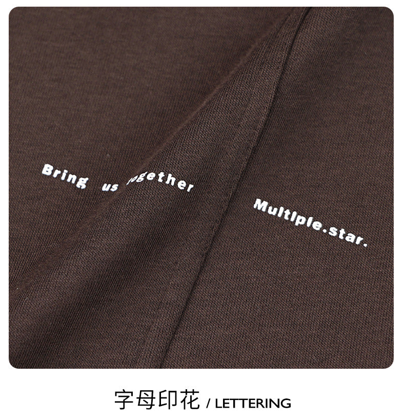 Fall/Winter Machete Pants Men's New Fashionable Brand Loose Wide-leg Sports Pants Sweatshirt Pants Dipper Straight Pants fleece-lined Casual Pants