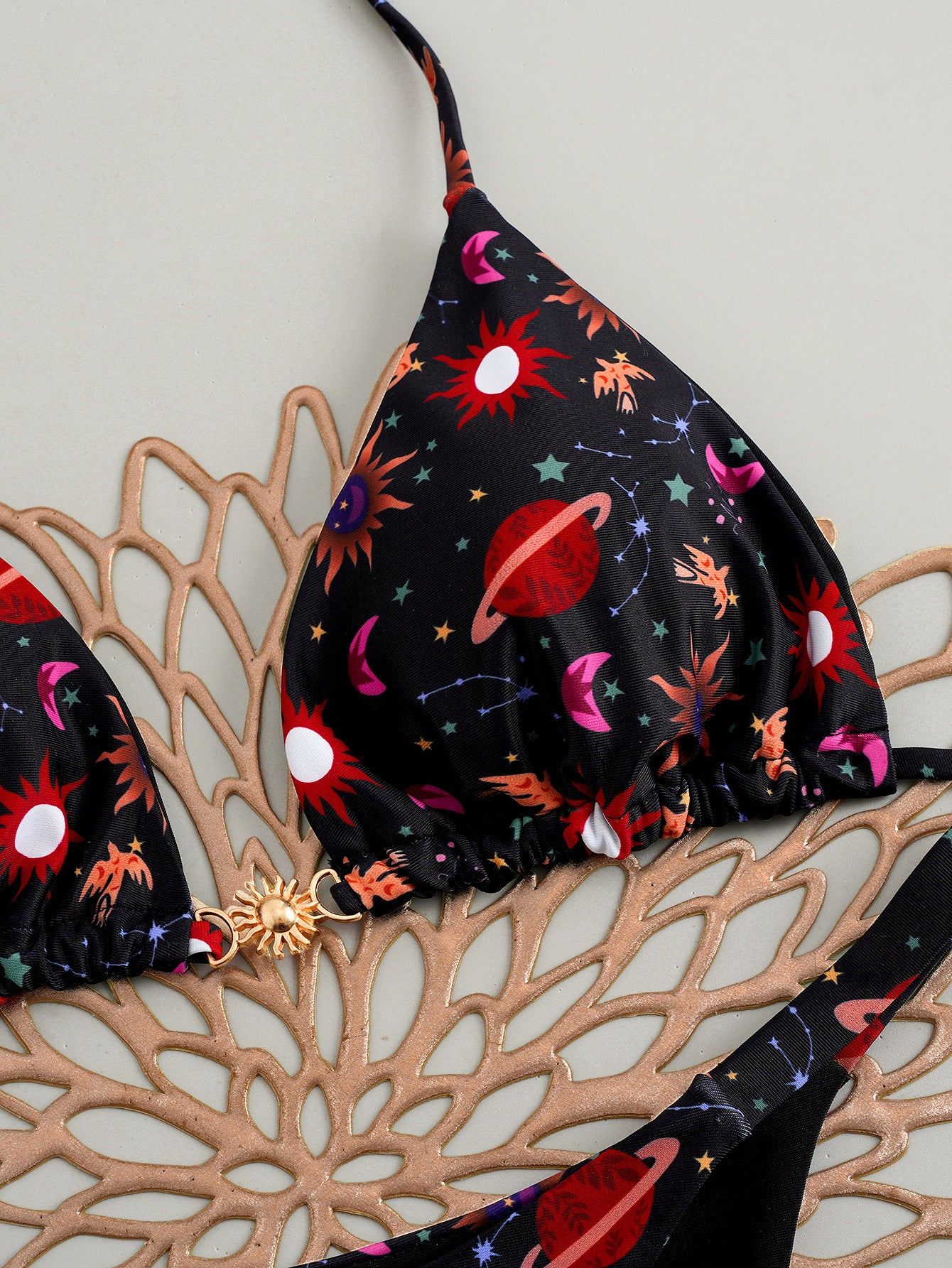 2025 European and American New Cross-Border Amazon Split Bikini Sexy Brazilian Bikini Export Beach Swimsuit