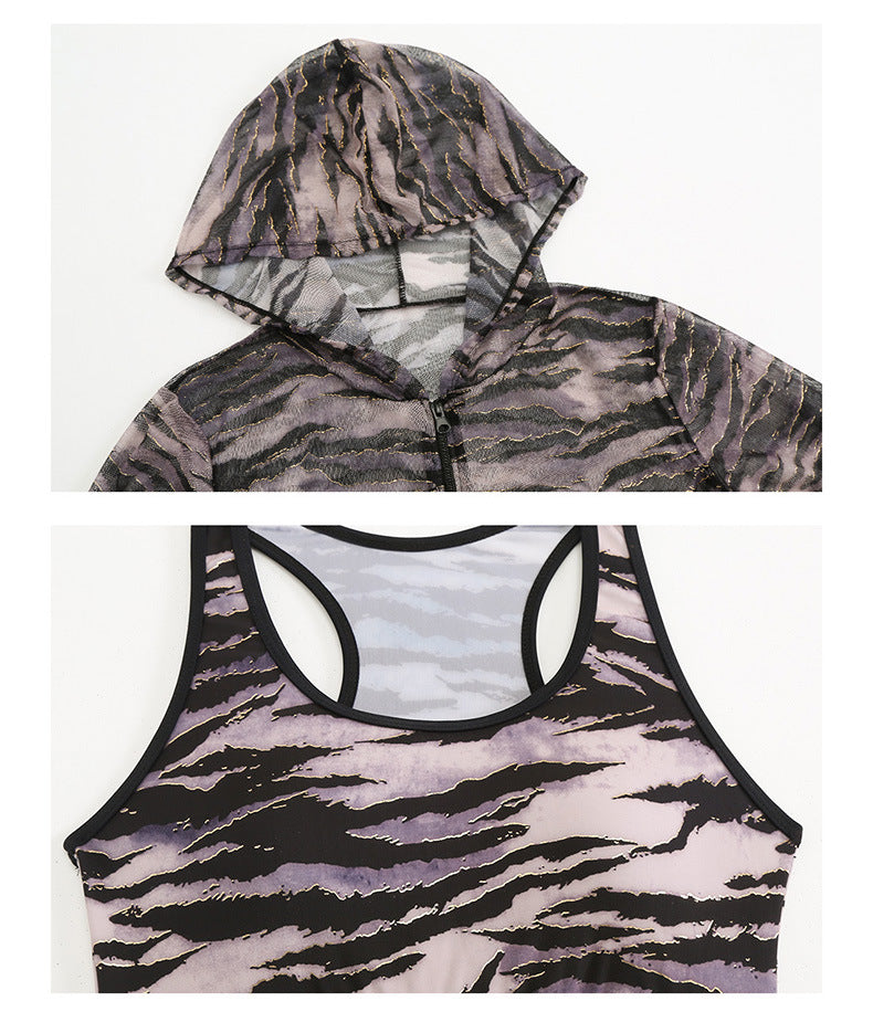 Swimsuit Women's Split Three-piece Set Conservative plus size chubby girl Cover Flesh Slim Sexy 2025 New Long-sleeved Hot Spring Swimsuit